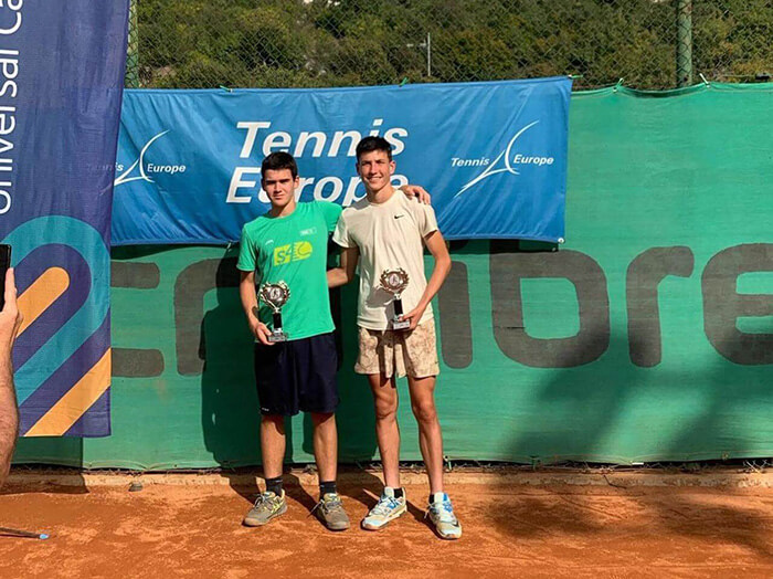 Vuk Pantić Crncevic 1st place in doubles