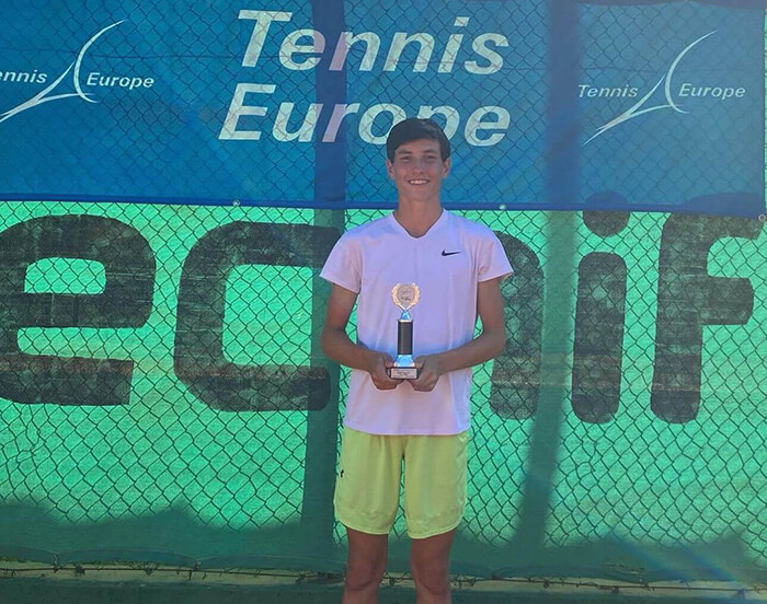 Vuk Pantic Crncevic 3rd place at TE 2. category U14