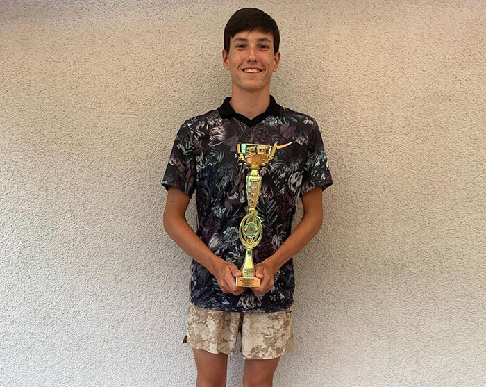 Vuk Pantić Crncevic 3rd place TE U16