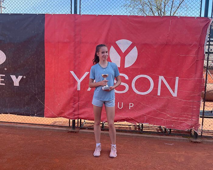 Marija Djukic 3. mesto na Tennis Europe Novi Sad U16 2. kategorije