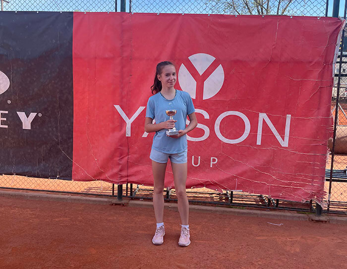Marija Djukic won 2nd place in singles and 1st place in doubles at Aqua Gala Open 2024